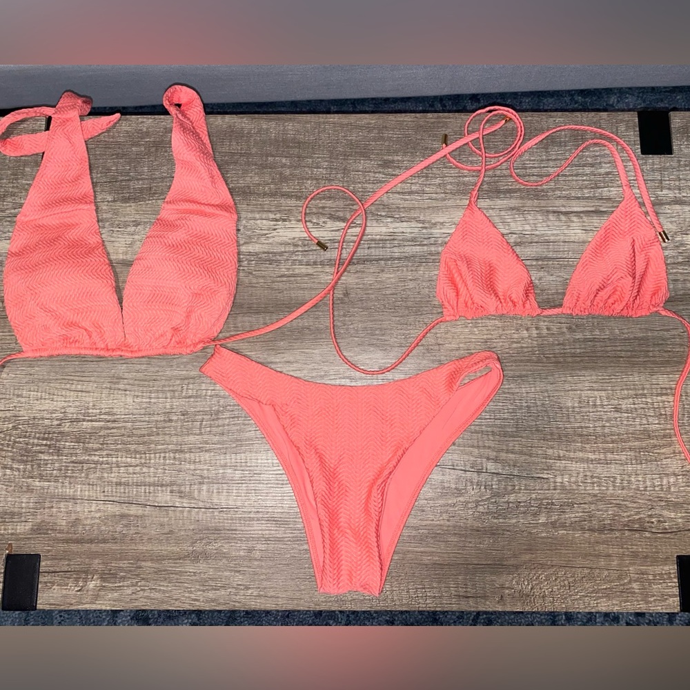 Monday Swimwear Azalea Pink Bikini Set